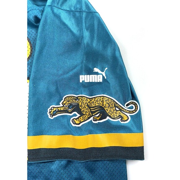 Authentic 90's Puma NFL Jacksonville Jaguars Hardy Nickerson Jersey Size 2XL - Picture 7 of 11